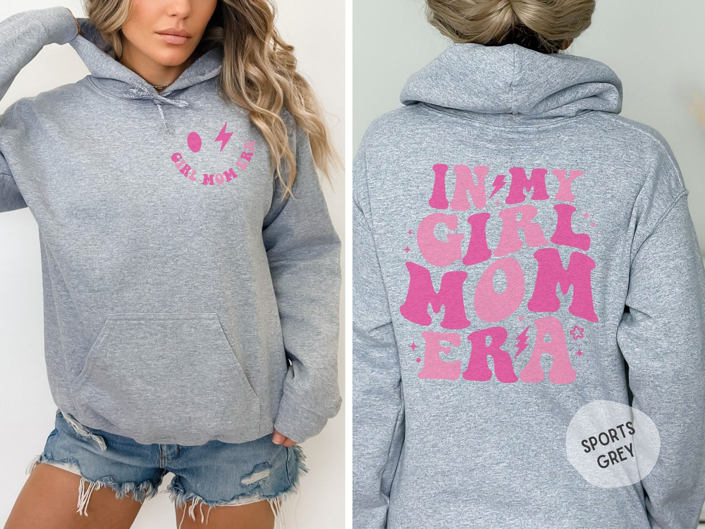 In My Girl Mom Era Sweatshirt and Hoodie, Girl Mom Club T-shirt