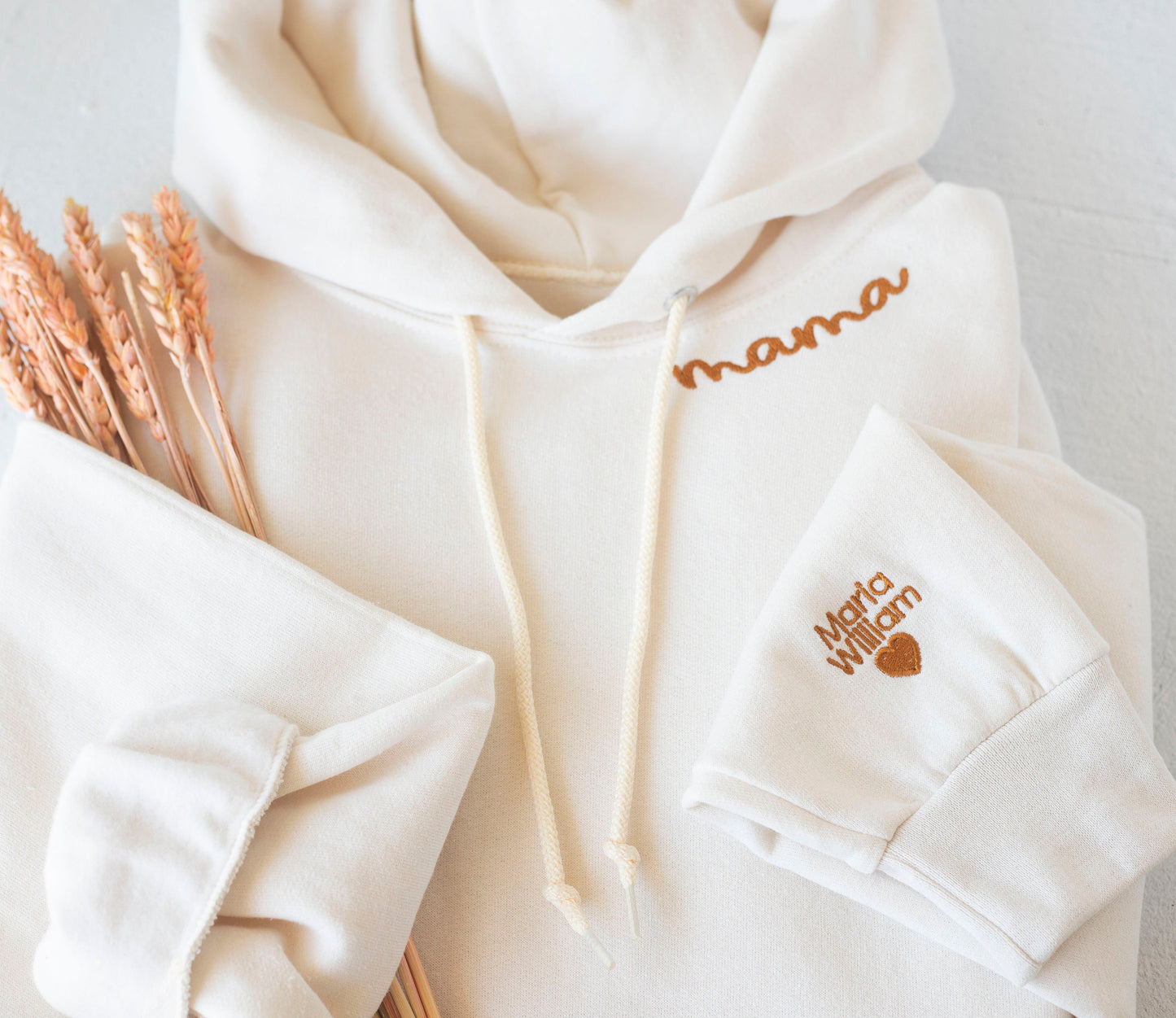 Custom Mama Embroidered Sweatshirt with Kids Names