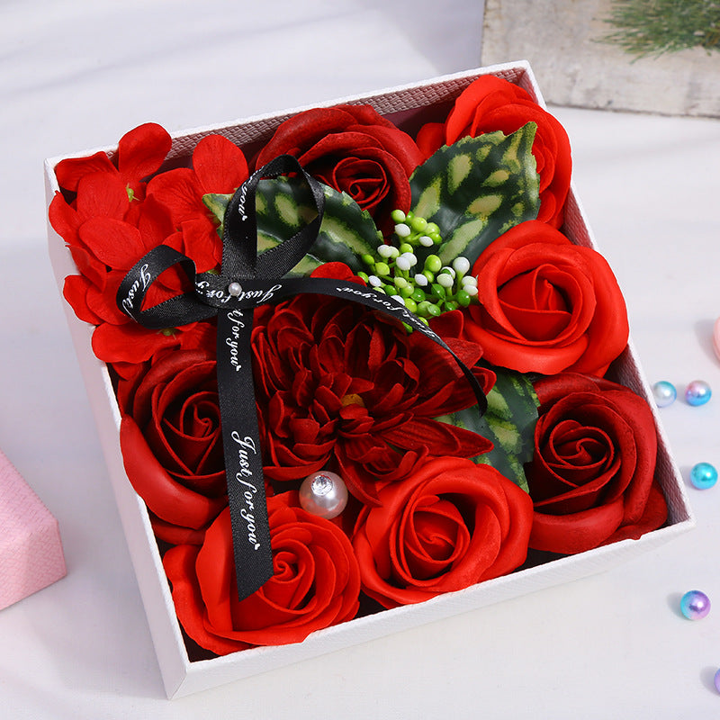 Soap Flower Box Mother's Day Rose Gift For Mum