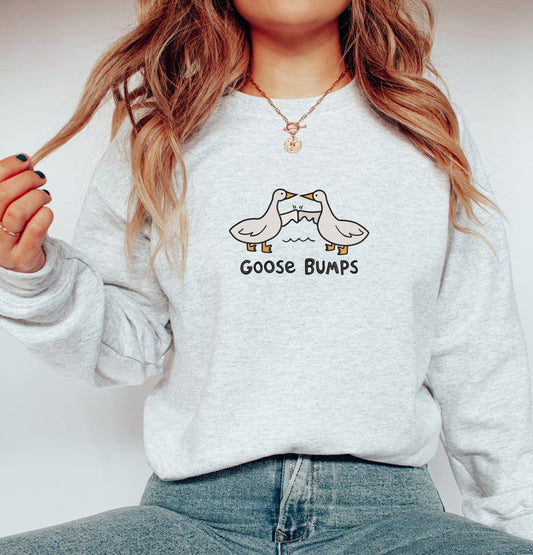 Embroidered Goose Bumps T-shirt, Sweatshirts, Hoodies