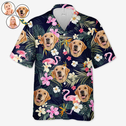 Custom Face Funny Photo Tropical Aloha For Family