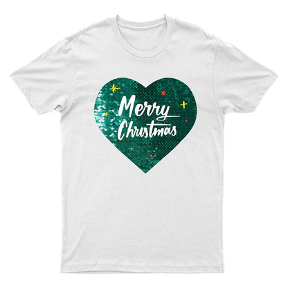 Custom Christmas Flip Sequin Shirt (Double Print)