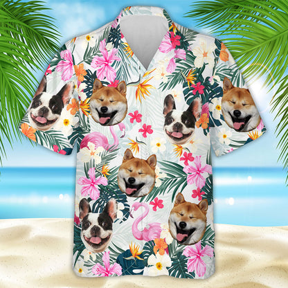 Custom Face Funny Photo Tropical Aloha For Family