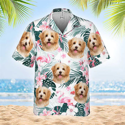 Custom Face Funny Photo Tropical Aloha For Family