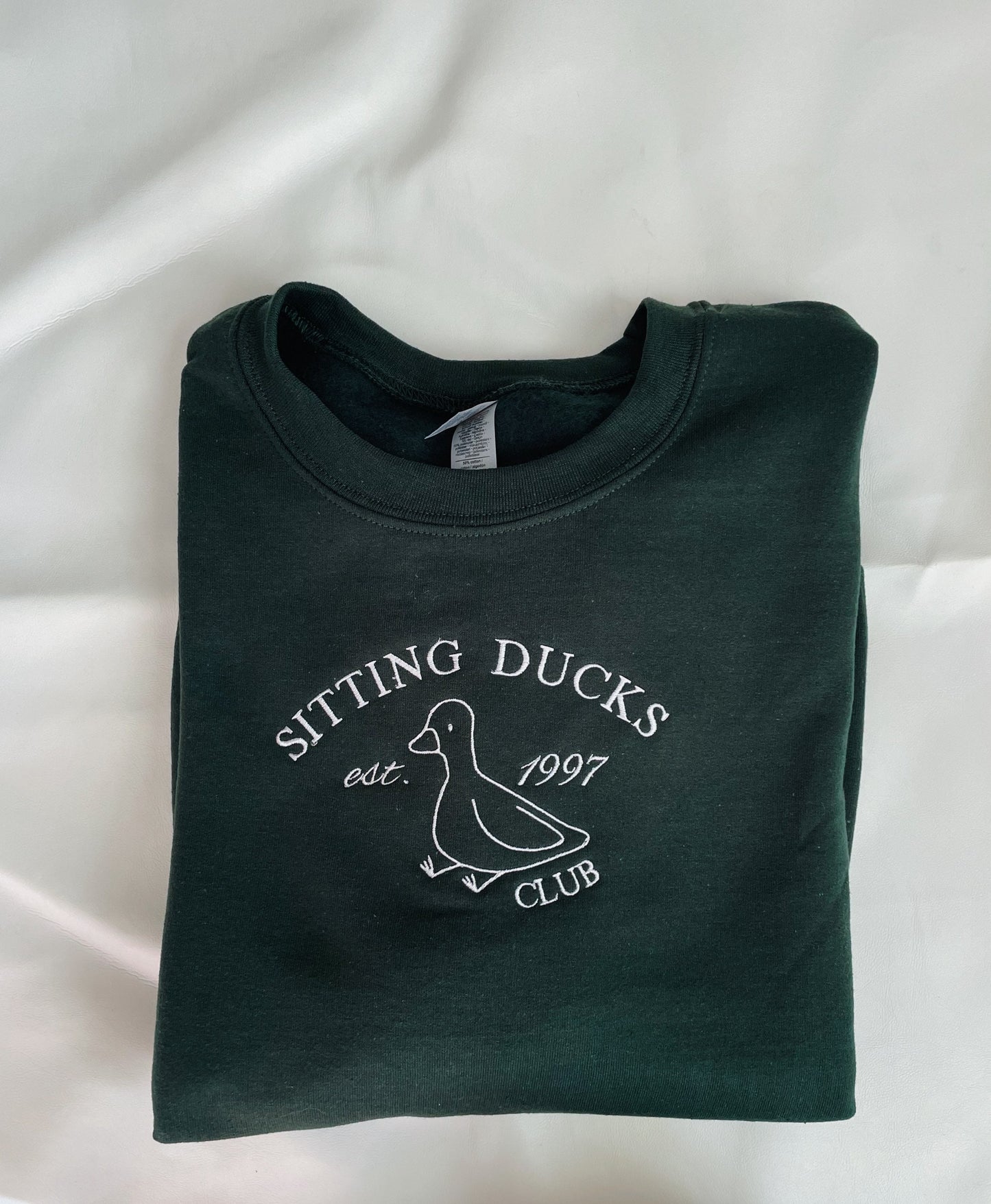 Sitting Ducks Club Embroidered Sweatshirt