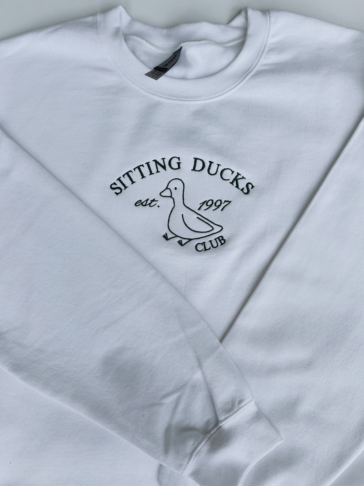 Sitting Ducks Club Embroidered Sweatshirt