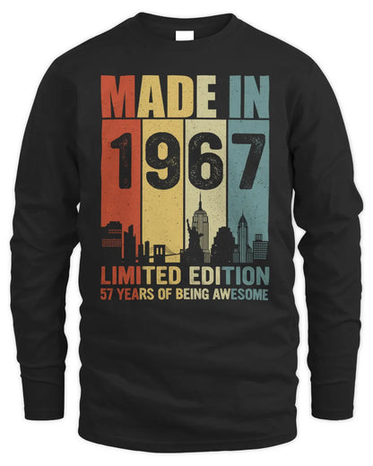 Custom Vintage Birth Year Shirt-Being awesome 2024