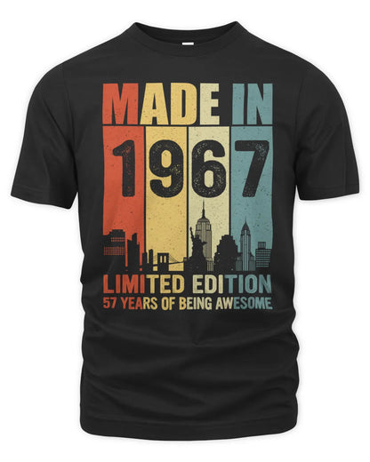 Custom Vintage Birth Year Shirt-Being awesome 2024