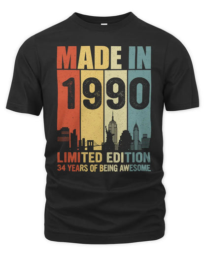 Custom Vintage Birth Year Shirt-Being awesome 2024