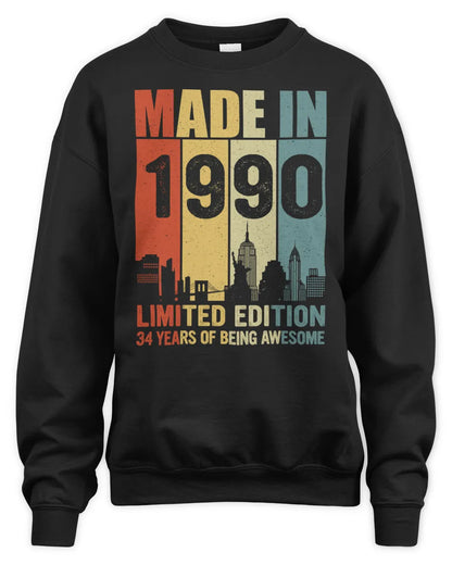 Custom Vintage Birth Year Shirt-Being awesome 2024