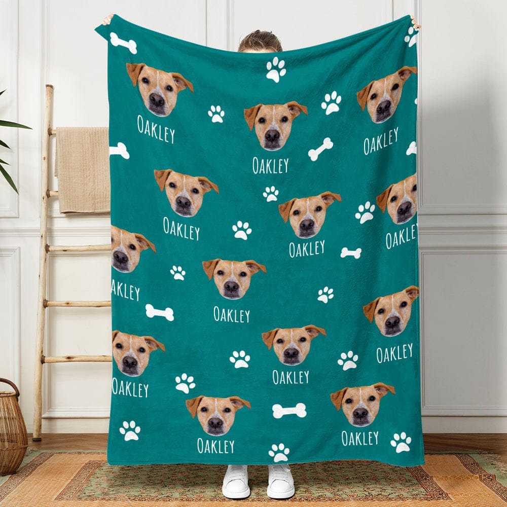 Custom Unique Blanket With Pet Photos, Best Gifts for Pet Lovers