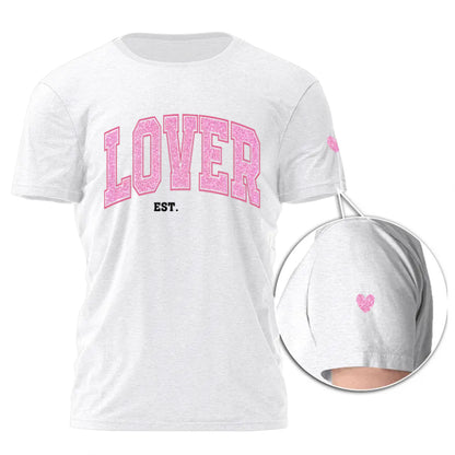 Lover Est. - Personalized Shirt - Valentine Gift For Couple