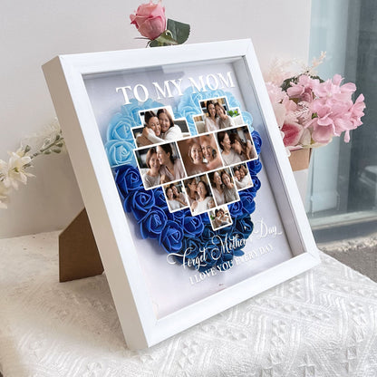 Forget Mother's Day I Love You Every Day - Personalized Flower Shadow Box