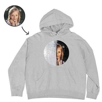 Custom Flip Sequin Hoodie(Circle)