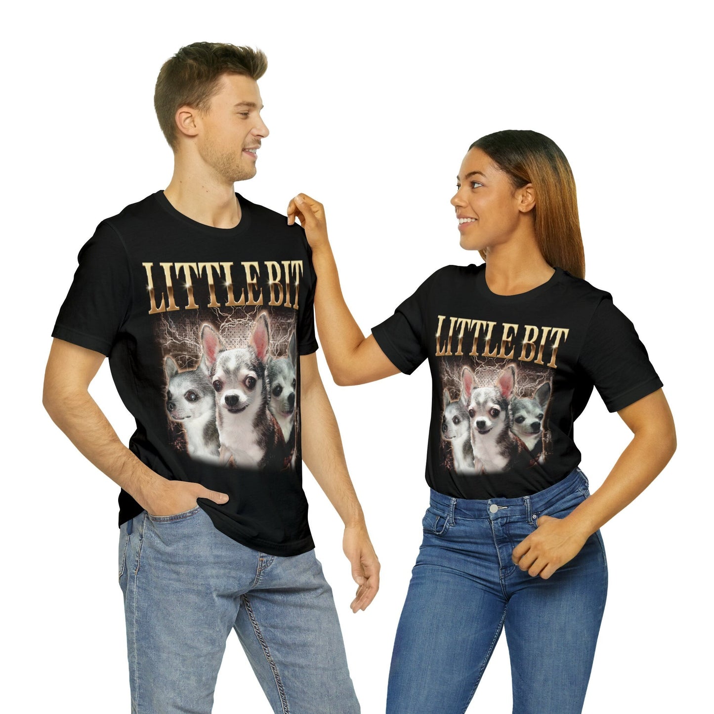 Custom Vintage Tee with Pet's Photos