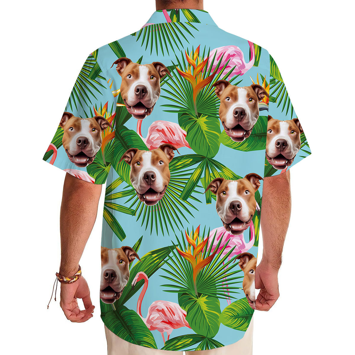 Hawaii Friend Shirt - Personalized Custom Dog Photo Hawaiian Shirt