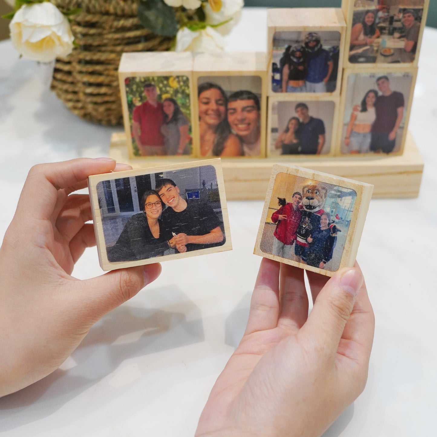 Personalized Photo Stacking Blocks