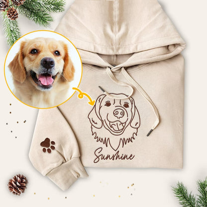 Custom Embroidered Dog Hoodie, Gifts For Dog Lovers