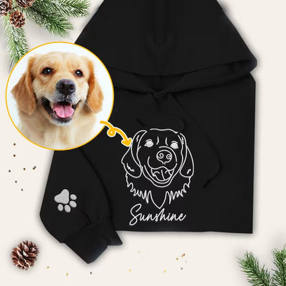 Custom Embroidered Dog Hoodie, Gifts For Dog Lovers