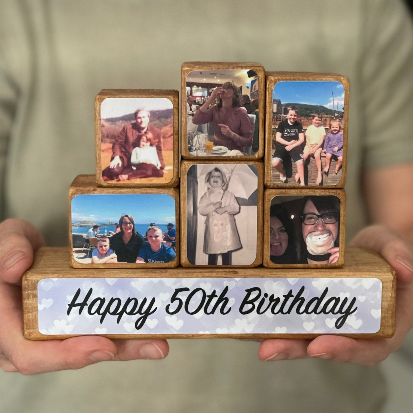 Personalized Photo Stacking Blocks