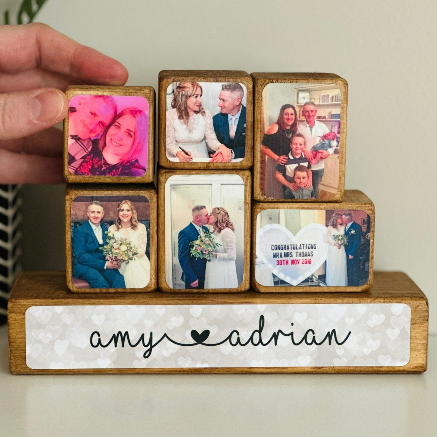 Personalized Photo Stacking Blocks