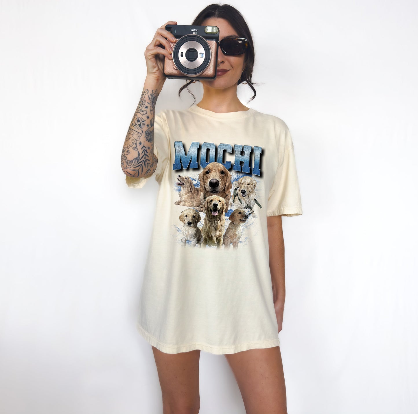 Custom Vintage Tee with Pet's Photos