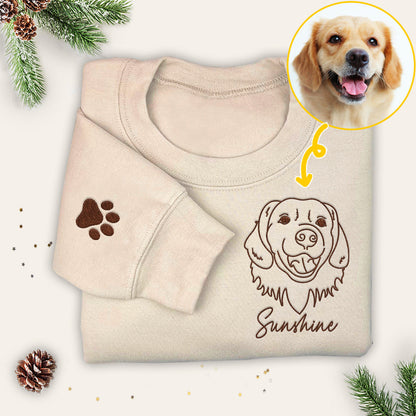 Custom Embroidered Dog Hoodie, Gifts For Dog Lovers