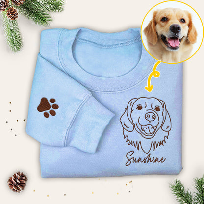 Custom Embroidered Dog Hoodie, Gifts For Dog Lovers