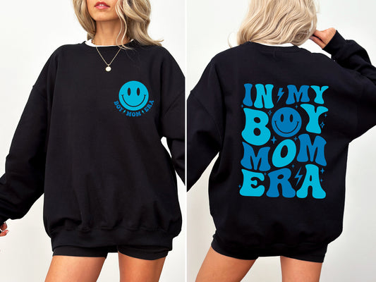 In My Boy Mom Era Sweatshirt, Boy Mama Comfort Colors Tshirt