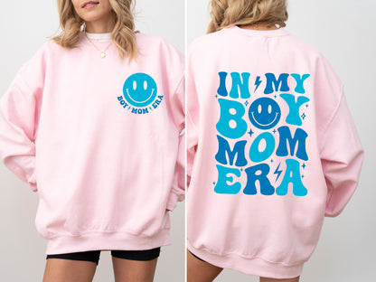 In My Boy Mom Era Sweatshirt, Boy Mama Comfort Colors Tshirt