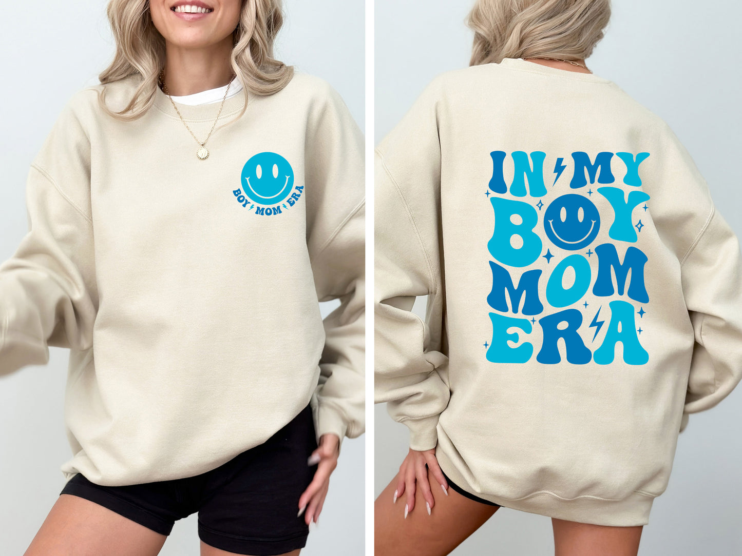 In My Boy Mom Era Sweatshirt, Boy Mama Comfort Colors Tshirt