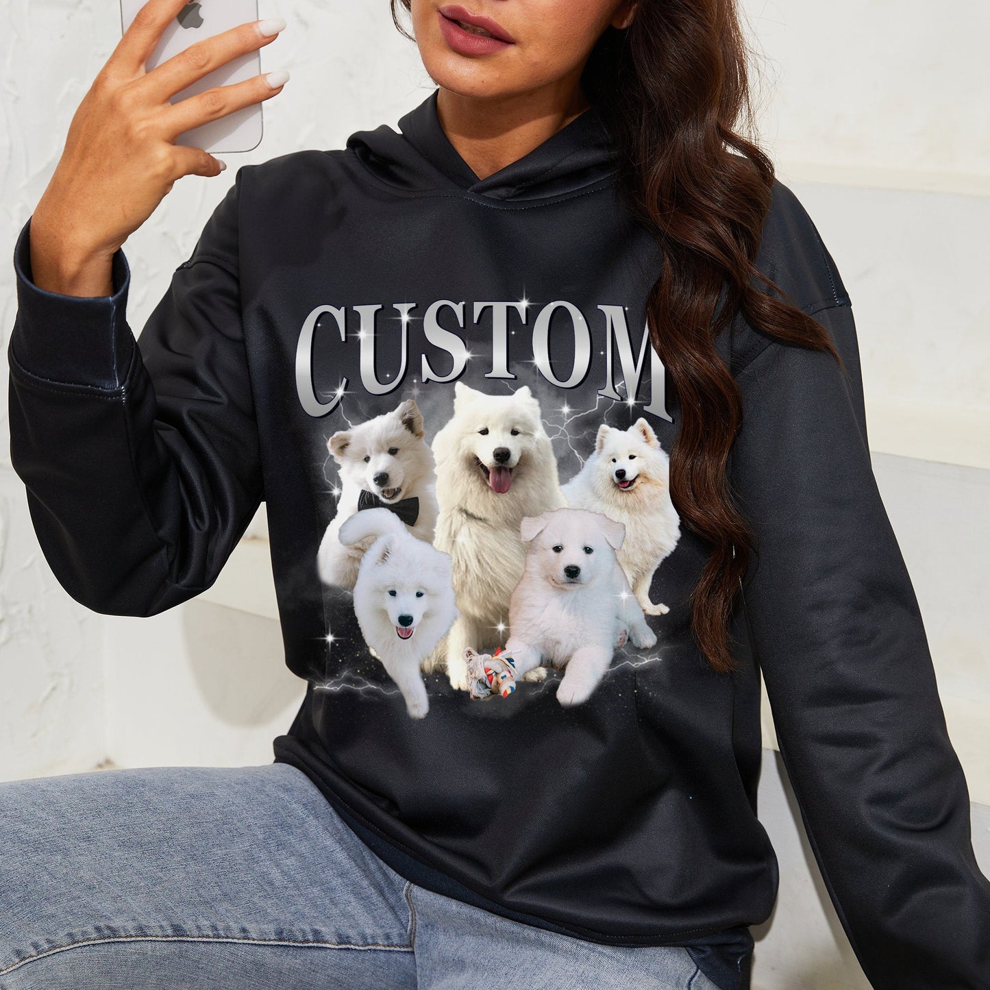 Custom Vintage Tee with Pet's Photos