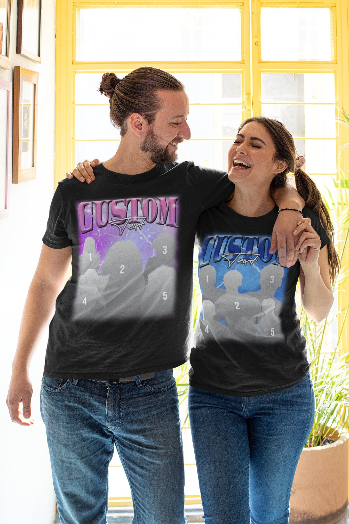 Custom Photo Tee- Vintage Graphic 90s Tshirt