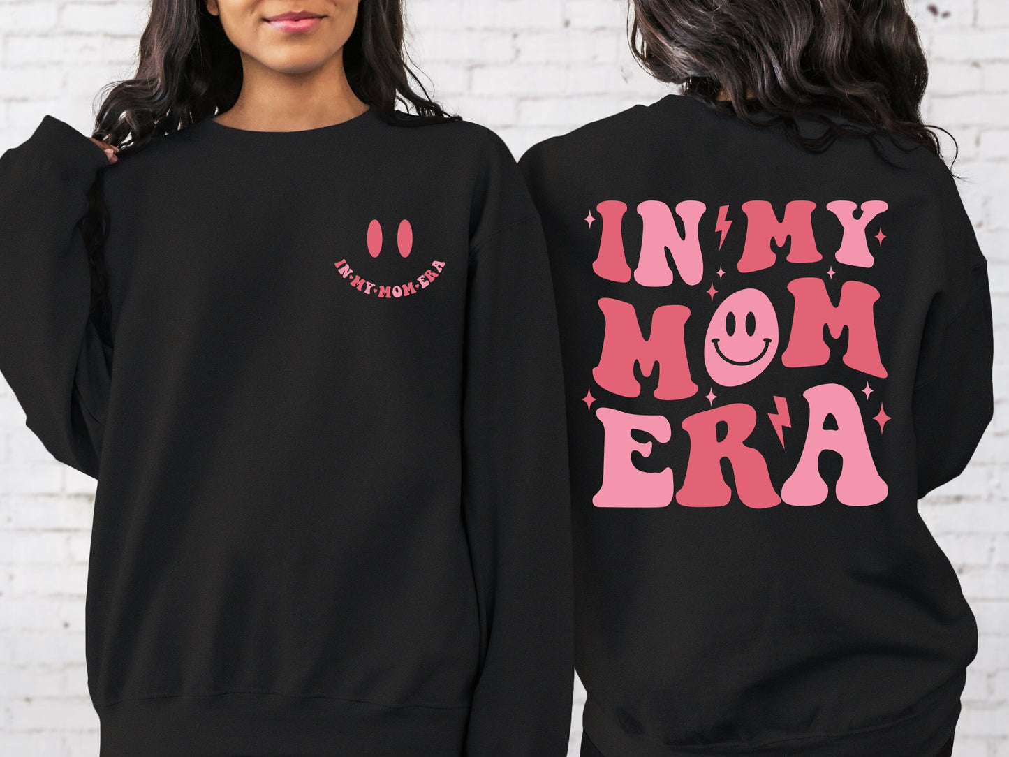 2 Side In My Mom Era Sweatshirt, Mom Shirt, Mama Sweatshirt, Gift For Mom