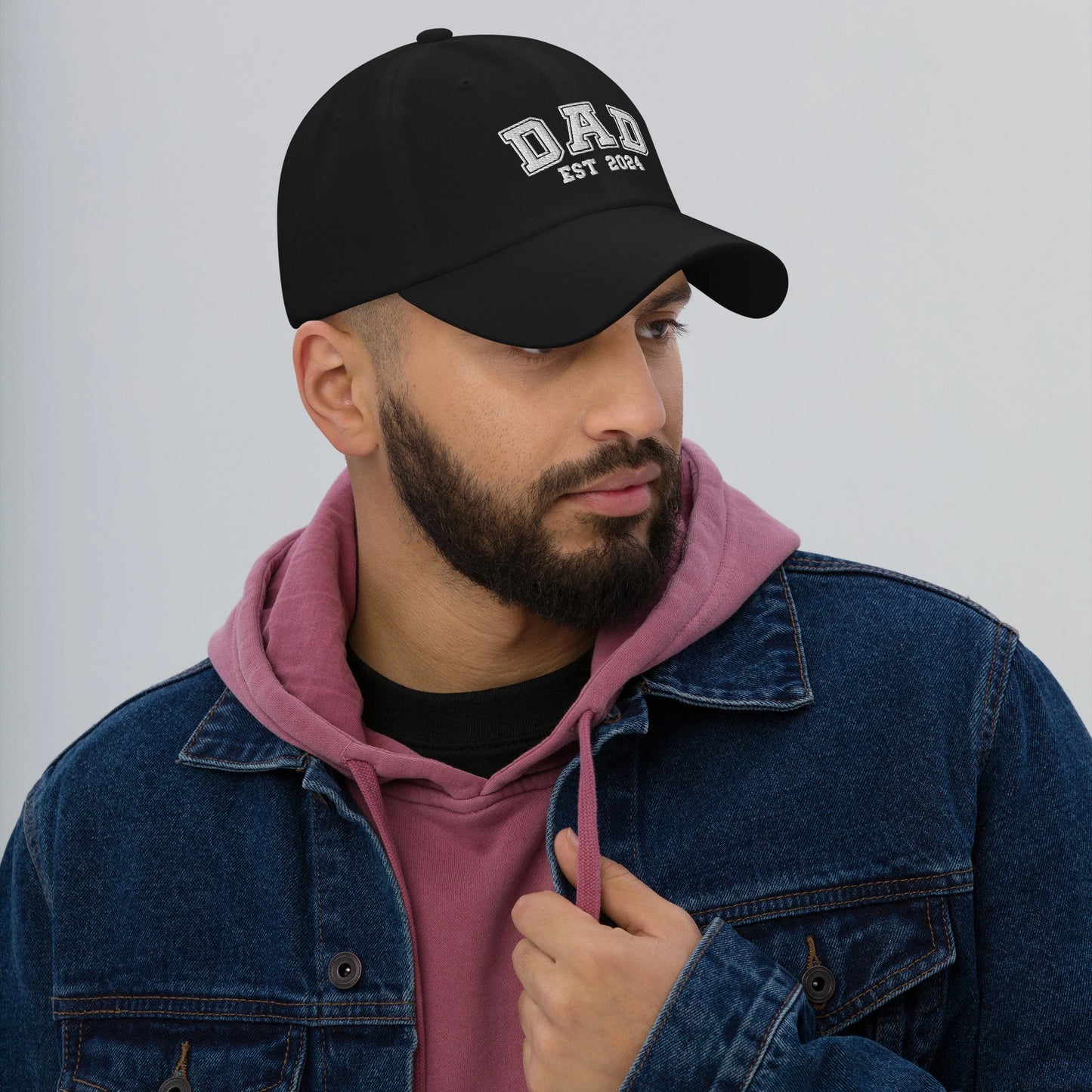 DAD Est Year Embroidered Dad Hat