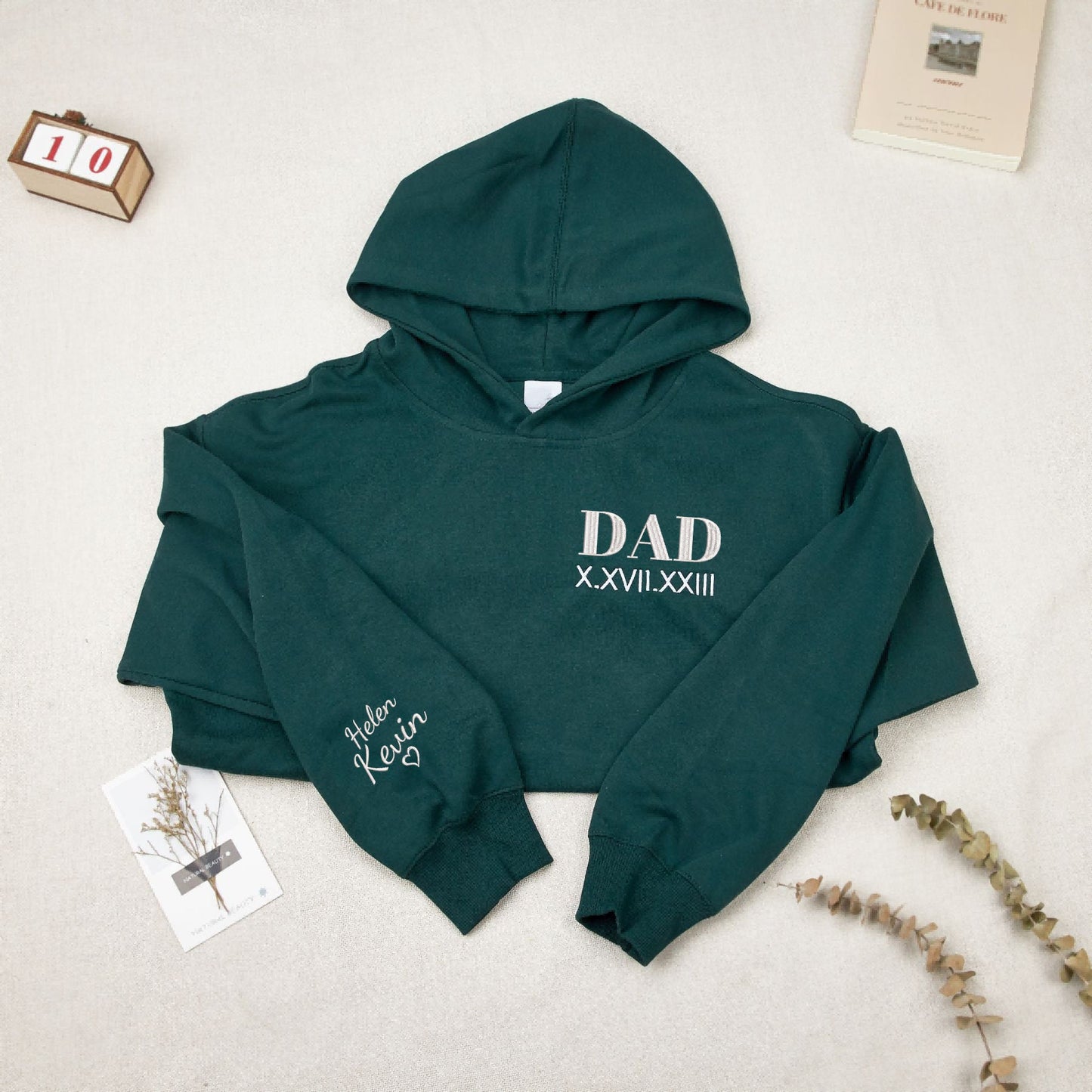 Custom Dad Hoodies with Kids Names, Father's Day Gifts