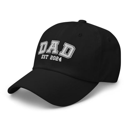 DAD Est Year Embroidered Dad Hat