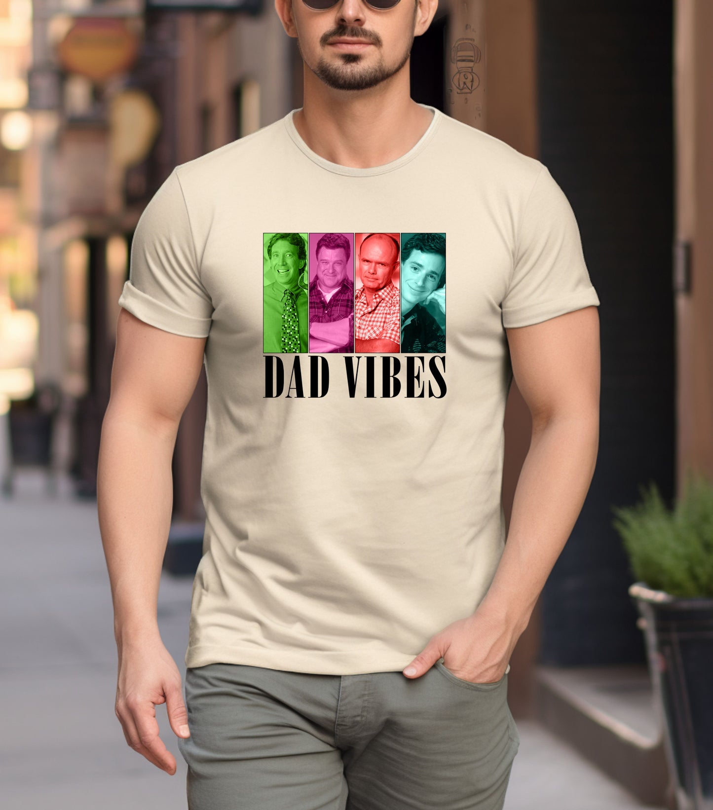 Dad Vibes Shirt for Father - 90s Dad Shirt, Happy Father’s Day