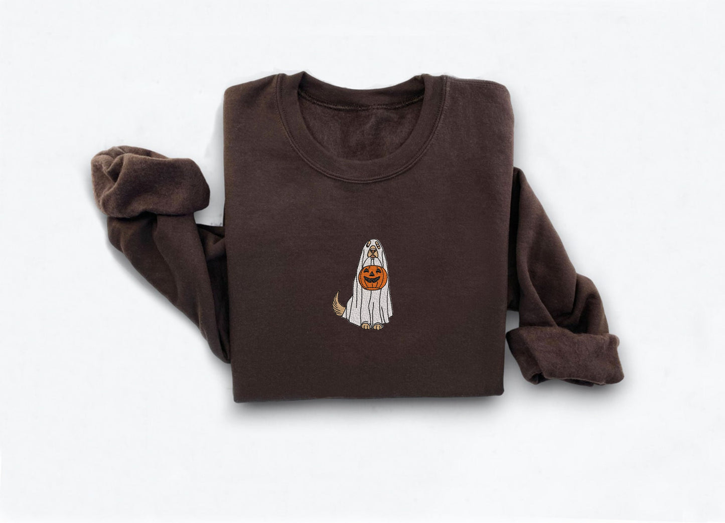 Embroidered Ghost Dog Sweatshirt