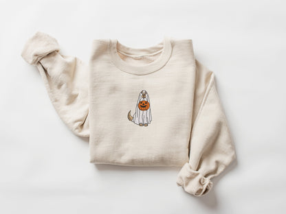 Embroidered Ghost Dog Sweatshirt