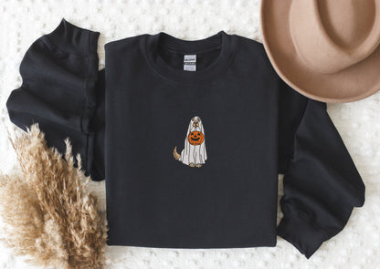 Embroidered Ghost Dog Sweatshirt