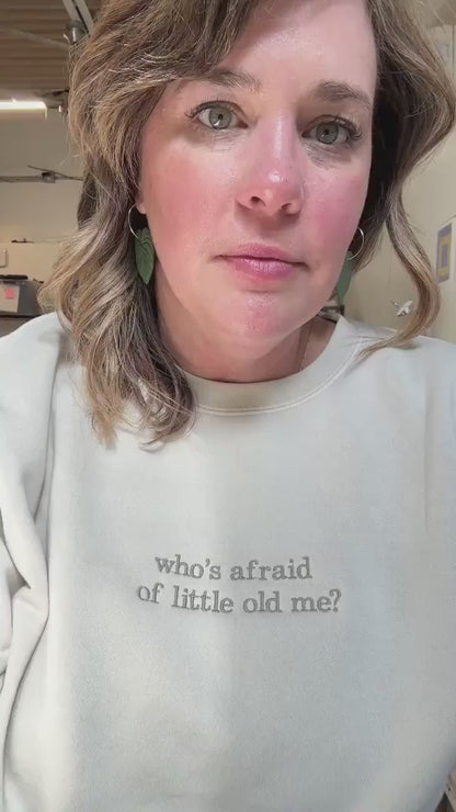 Who's Afraid Of Little Old Me Sweatshirt, Tortured Poet Sweatshirt