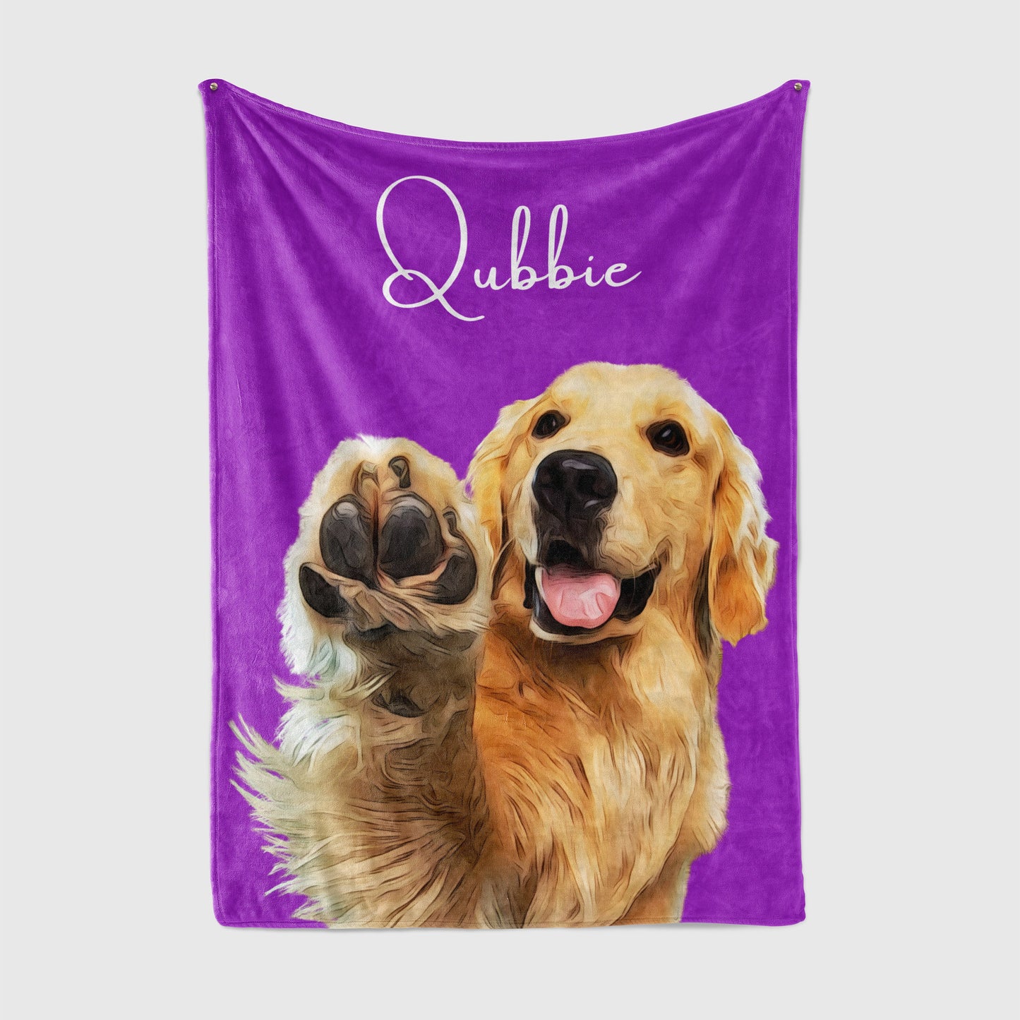 Personalized Pet Photo Blanket, for Pet Lover Gifts