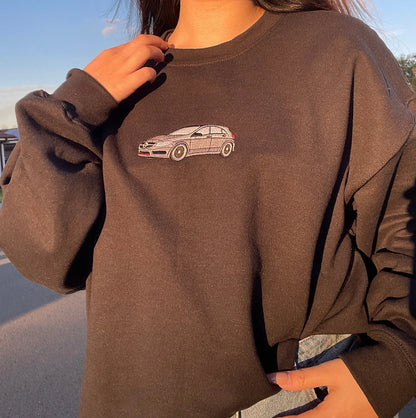 Customized Embroidered Car Craft Hoodies, Car Enthusiast Gifts