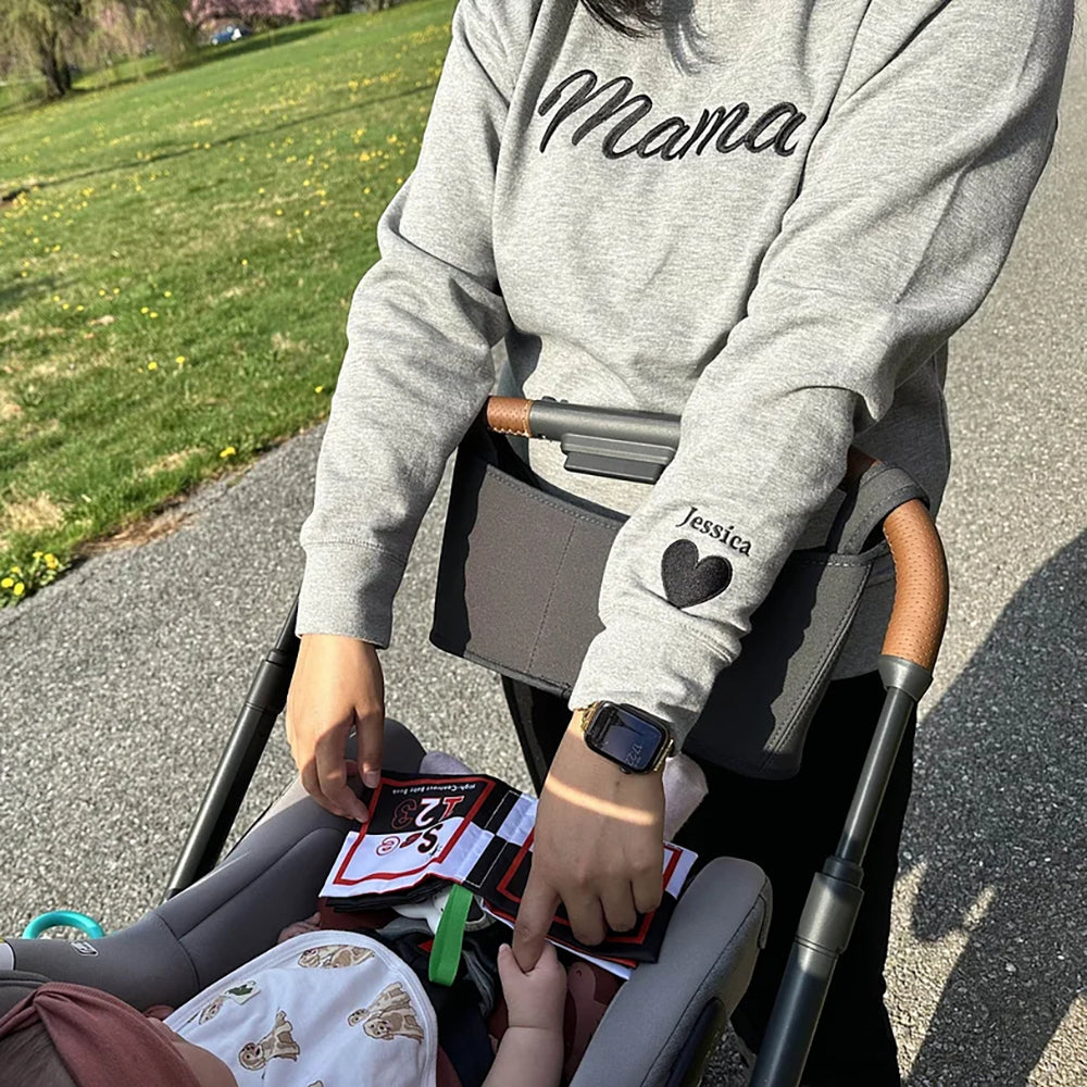 Custom Embroidered Mama Sweatshirt with Names