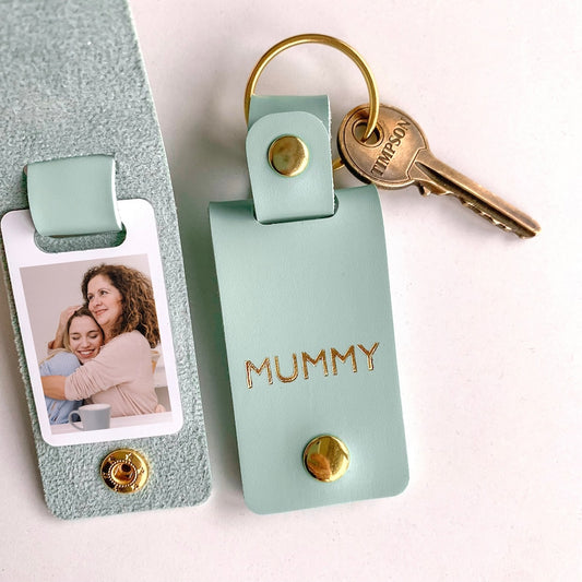 Personalised Photo Keyring with Name