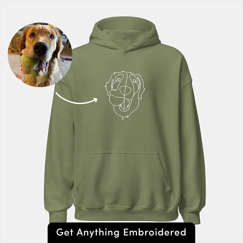 Custom Embroidered Pet Hoodie