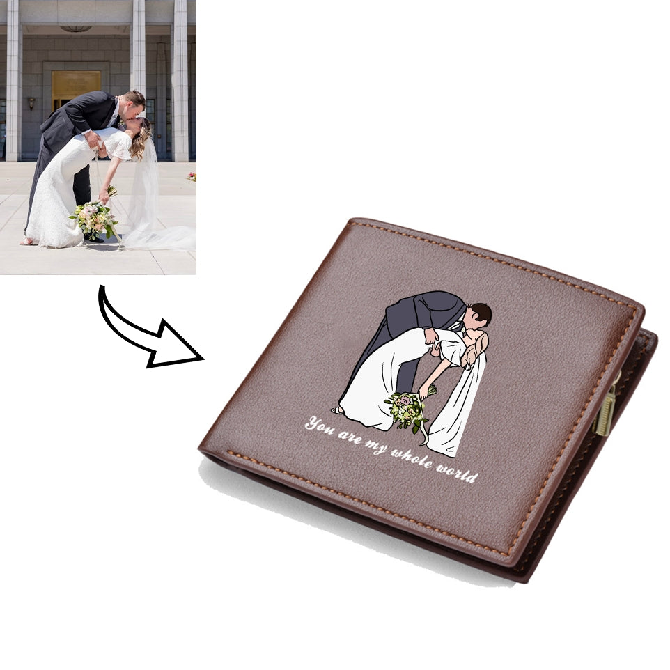 Custom Photo Print Wallet [Best gift to your lover]