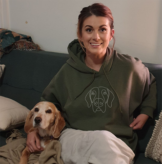 Custom Embroidered Pet Hoodie