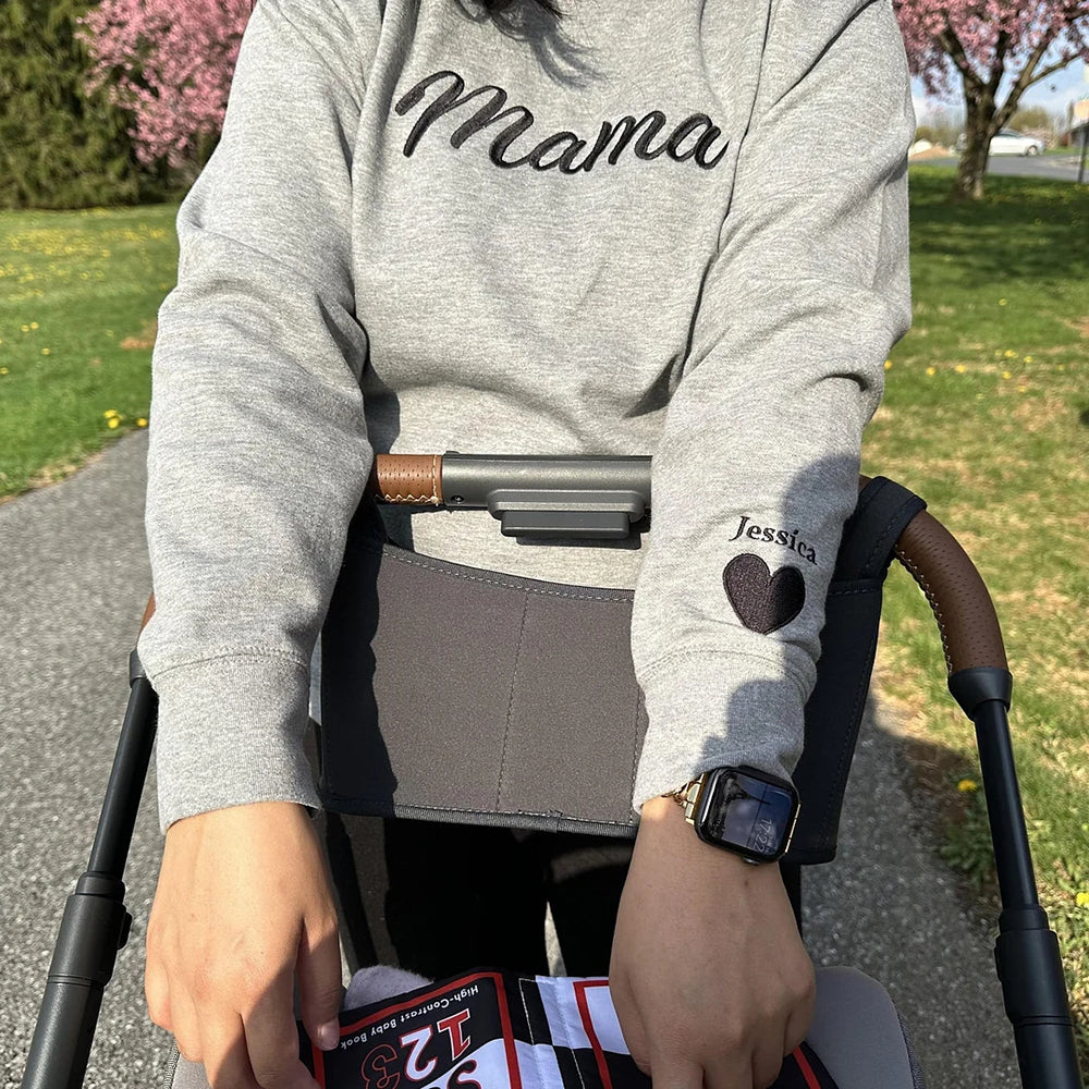 Custom Embroidered Mama Sweatshirt with Names